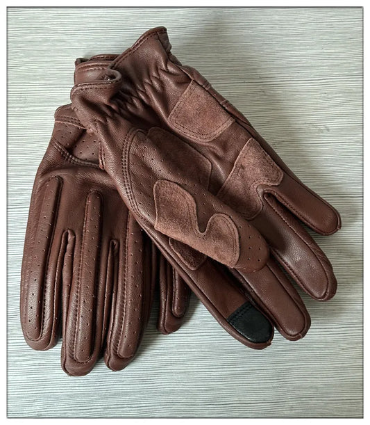 Motorcycle Leather Gloves Premium FM