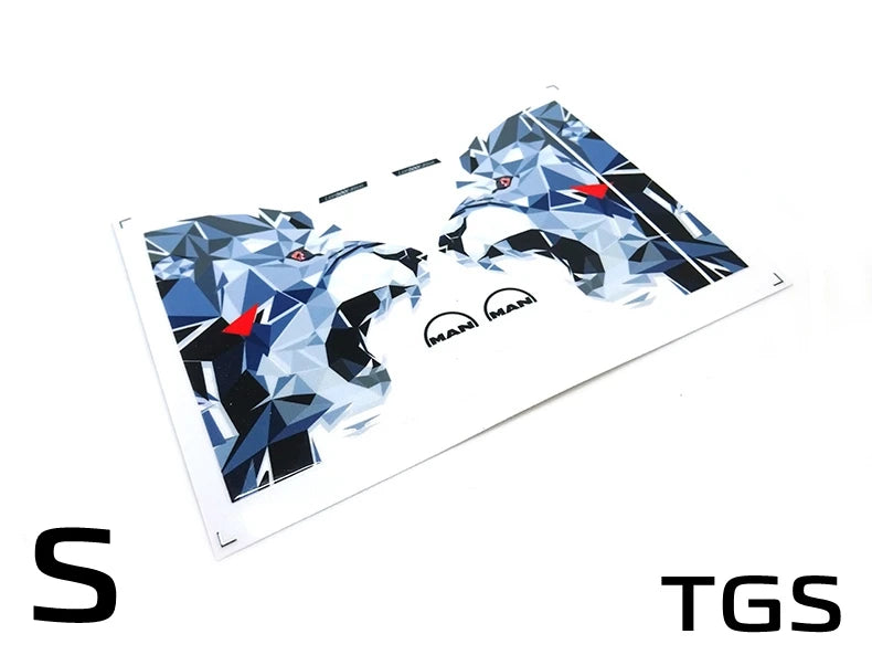 Geometric Lion Graphics Model Sticker TS