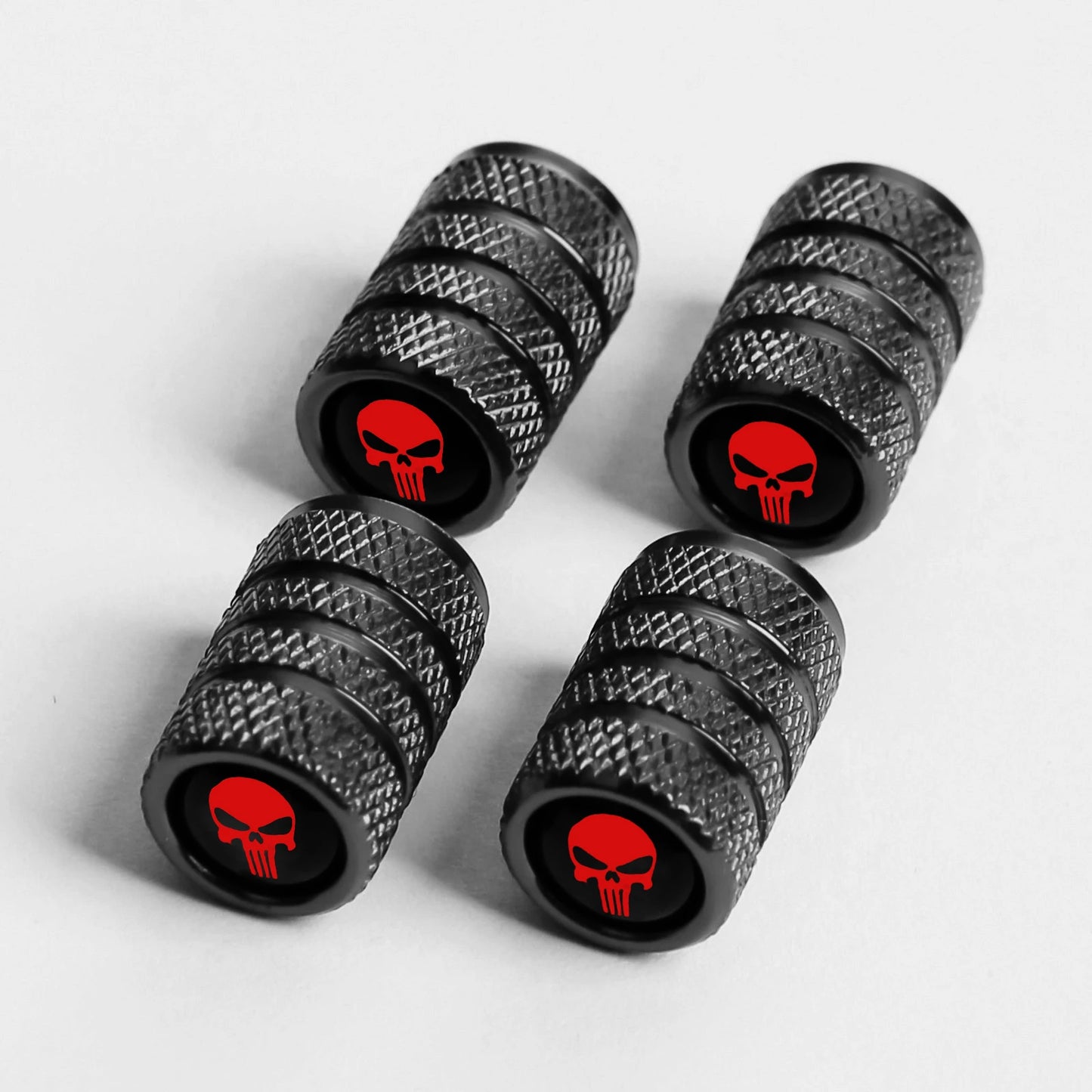 Punisher Skull Tire Valve Caps FC