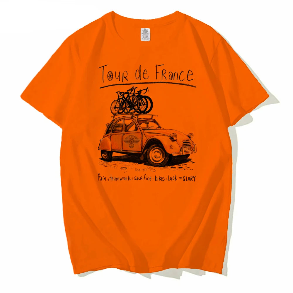 Tour De France Classic Car T-Shirt FC