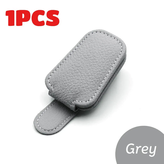 Leather Magnetic Sunglass Holder FC