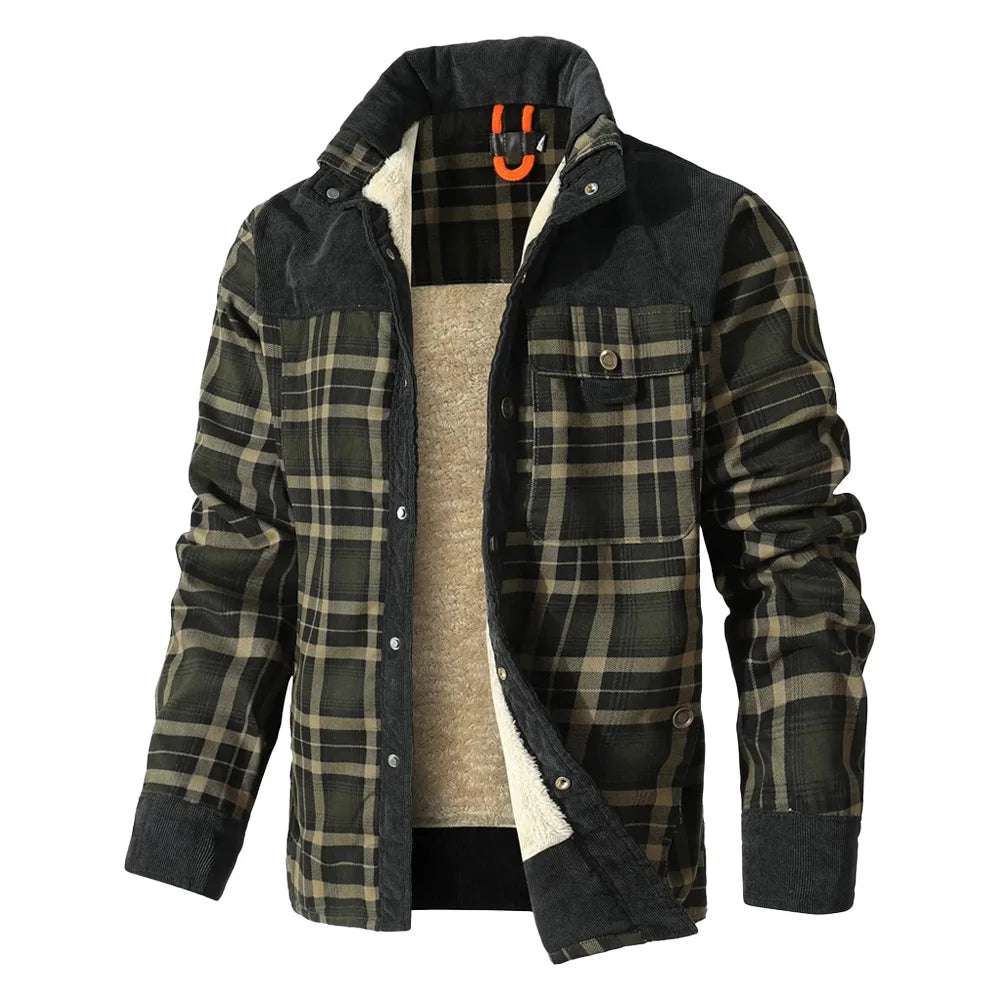 Men’s Flannel Winter Jacket FM