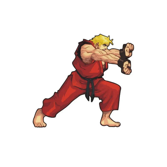 Fighting Game Character 3D Car Decal FC