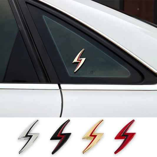 3D Metal Lightning Bolt Emblem FC