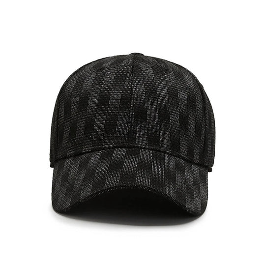 Plaid Baseball Cap FM