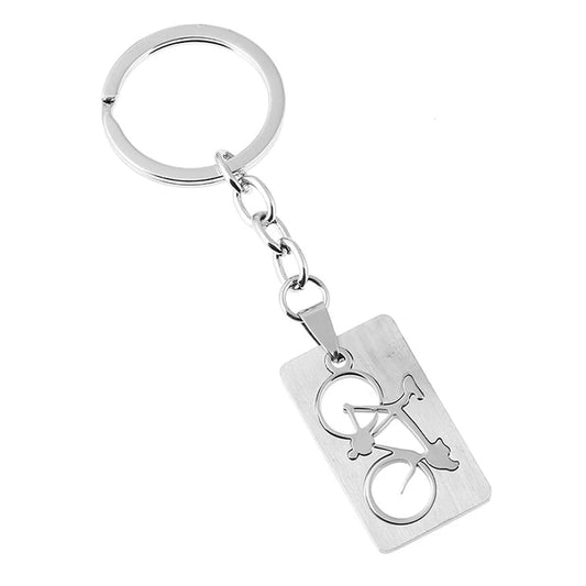 3D Quadrate Bicycle Keychain FB