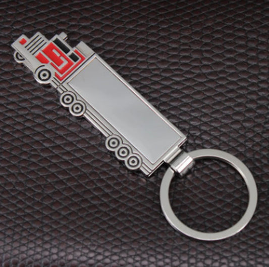 Chrome Metal Truck Keychain TS