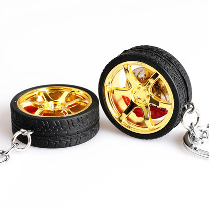 Alloy Wheel Keychain FC