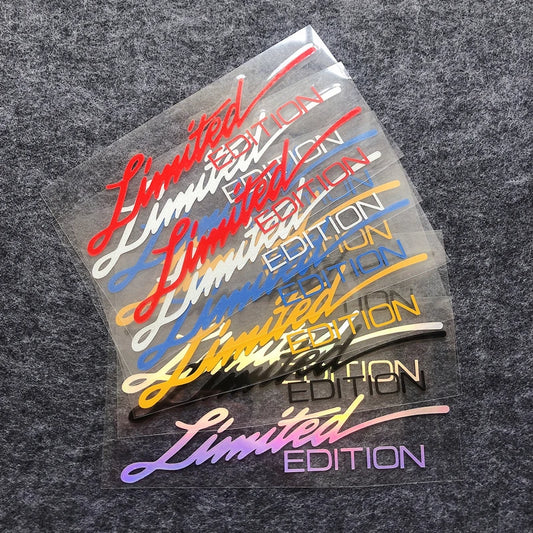 Limited Edition Script Decal FC
