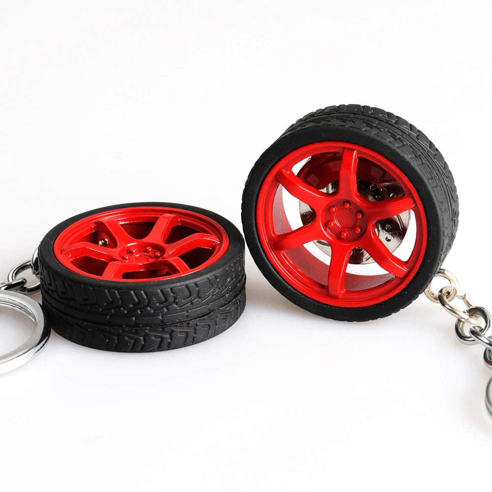 Alloy Wheel Keychain FC