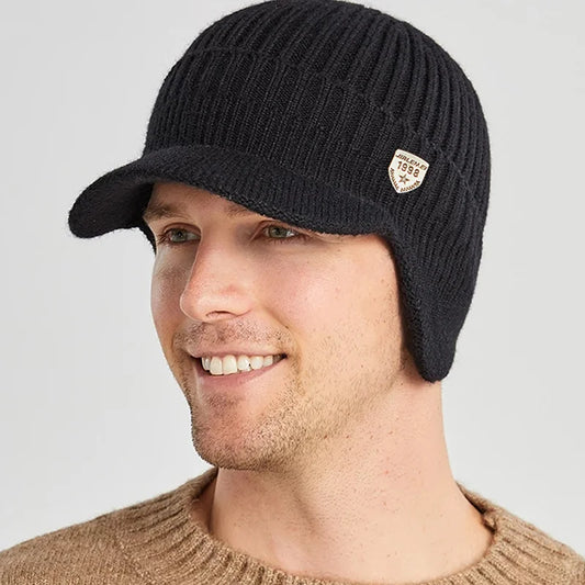 Men Winter Knitted Ear Protection FM