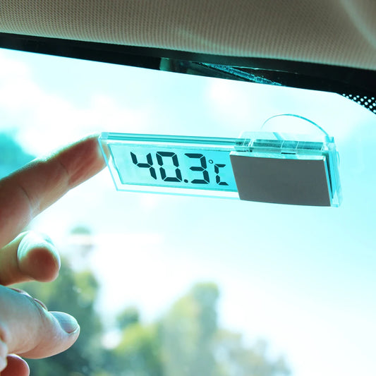 Car Windshield Suction Cup Digital Thermometer FC