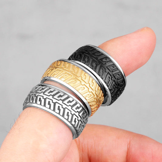 Rotatable Men’s Rings FM