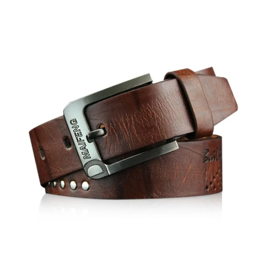 Simple Leather Men’s Belt FM