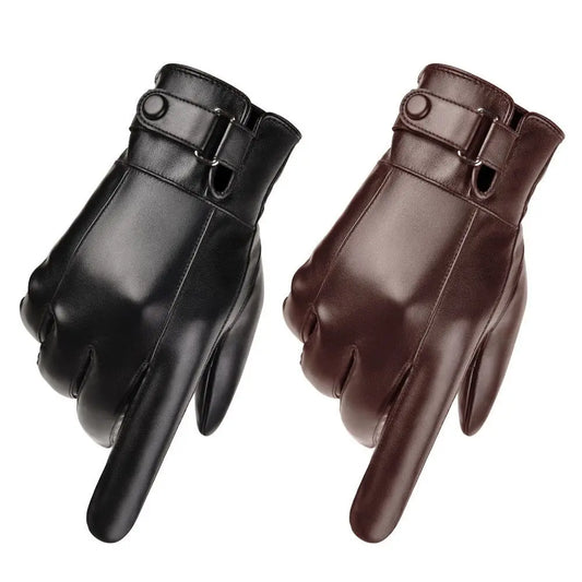 Men Genuine Leather Gloves FM