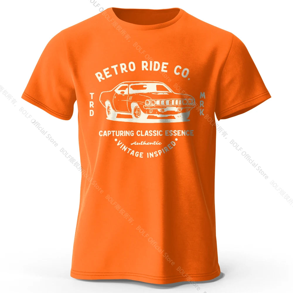 Men's Vintage "Retro Ride Co" T-Shirt FC