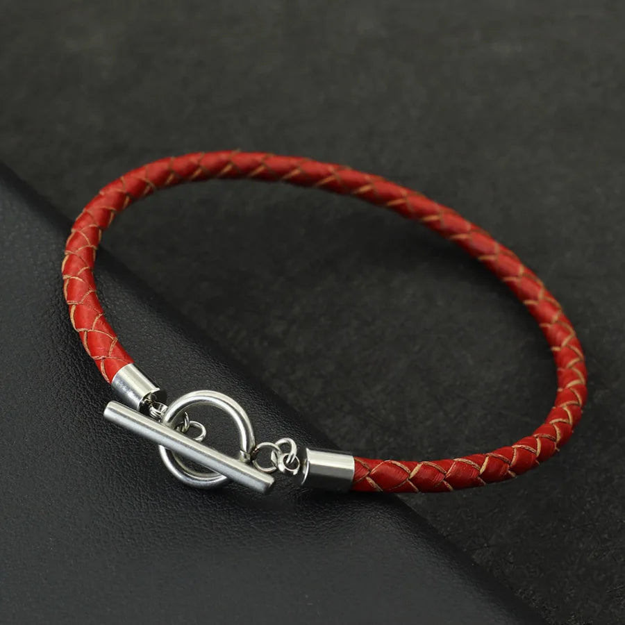 Leather Bracelet Men Jewelry FM