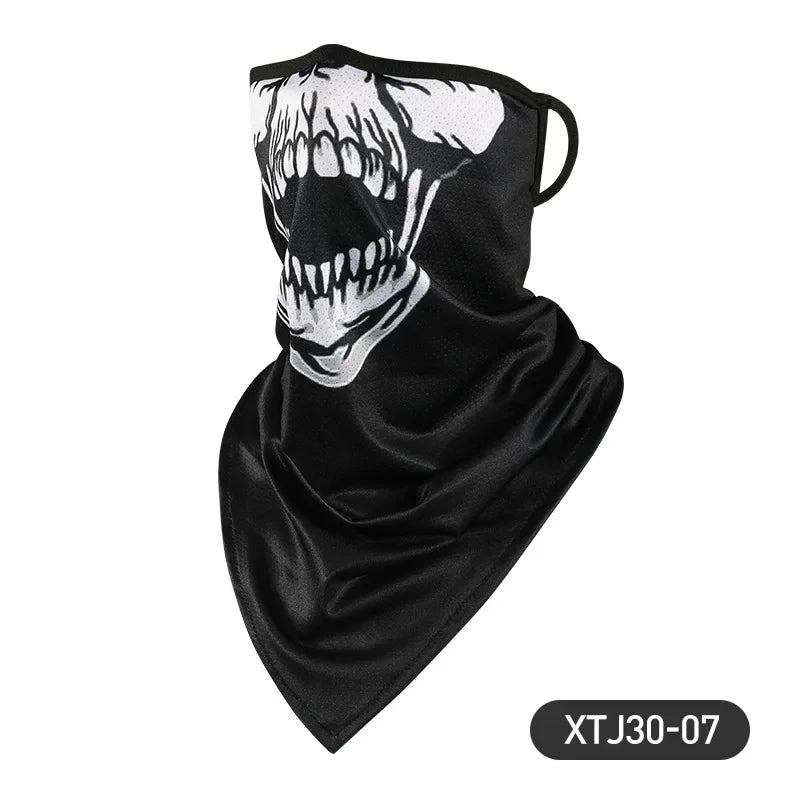 Neck Gaiter Face Ear Loops FM