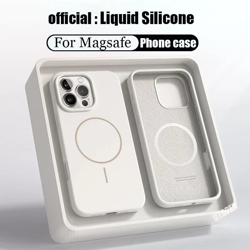 Magnetic Silicone Case for iPhone FM