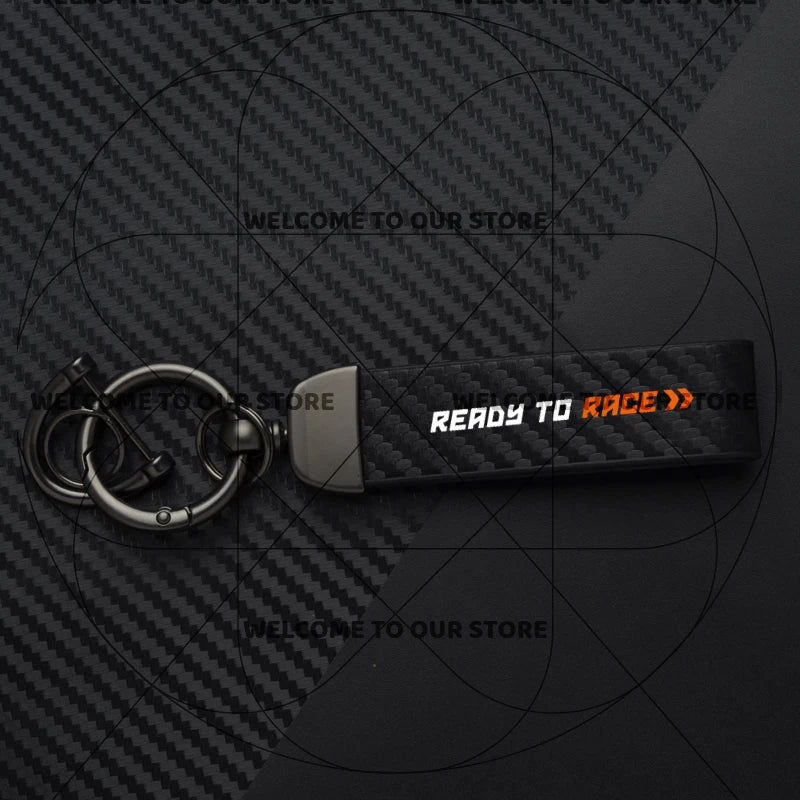 Ready To Race Carbon Keychain FM