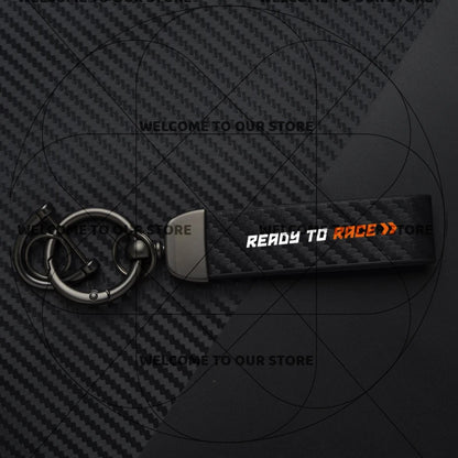Ready To Race Carbon Keychain FM