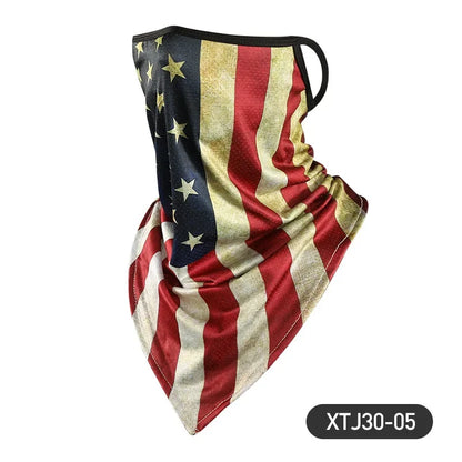 Neck Gaiter Face Ear Loops FM