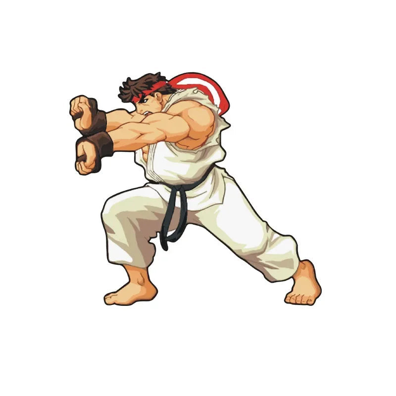 Fighting Game Character 3D Car Decal FC
