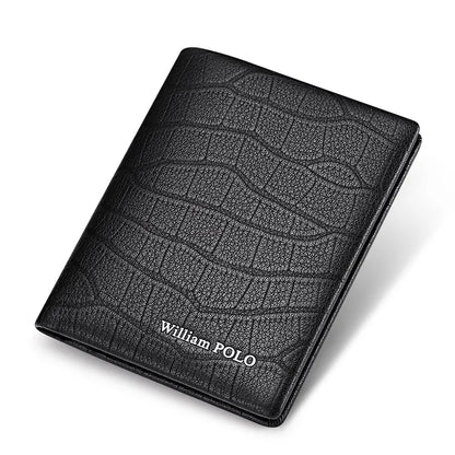 Croco Leather Wallet for Men FM
