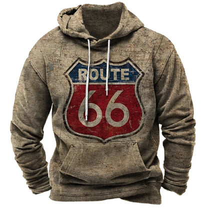 Vintage Hoodie Route 66 FM