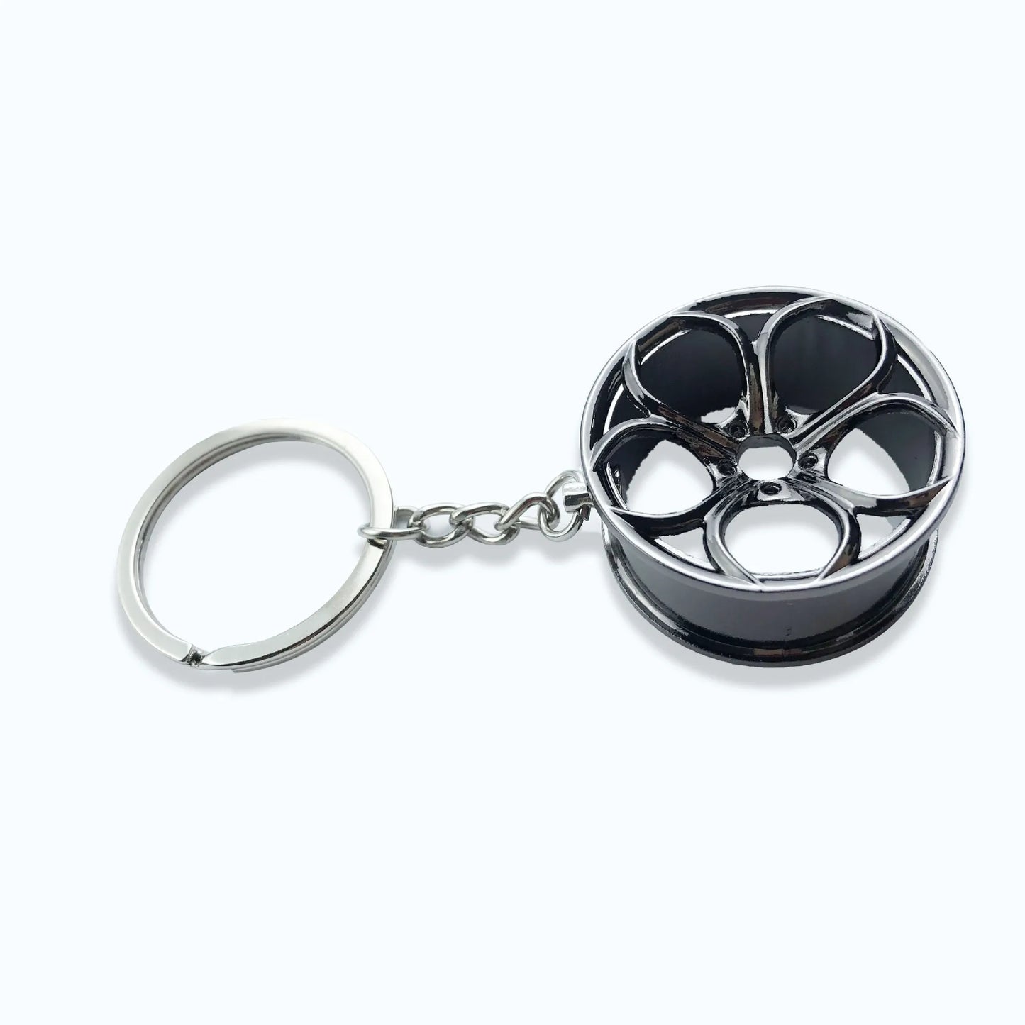 JDM Car Wheel Keychain FC