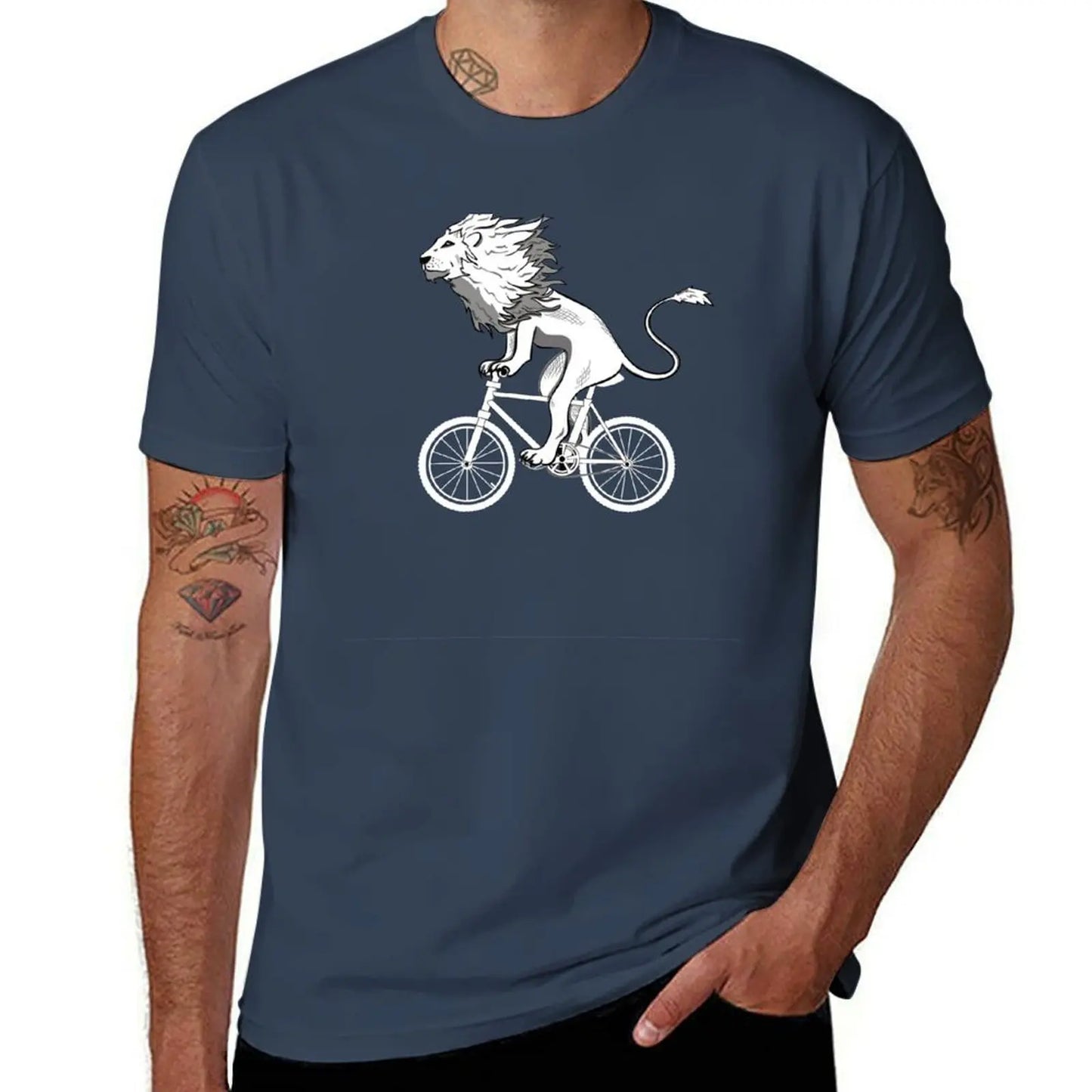Lion on Bike Shirt FB
