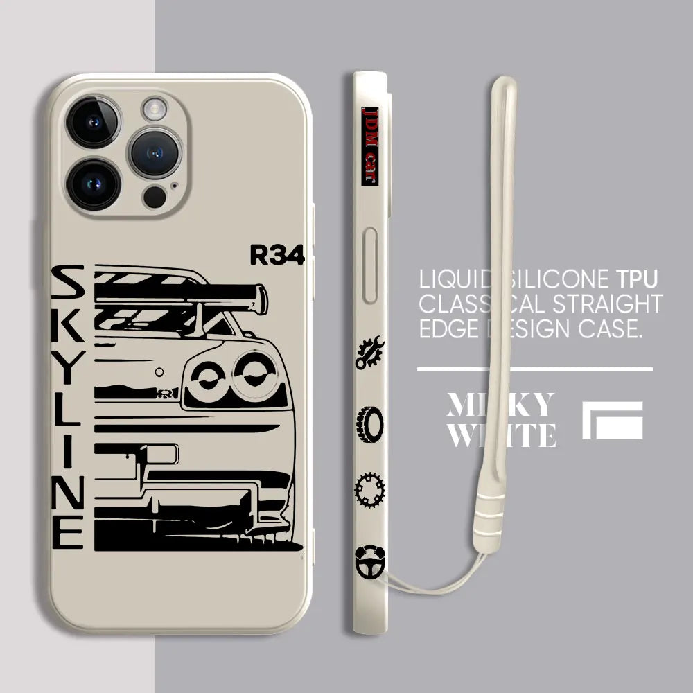 R34 Graphic Phone Case FC