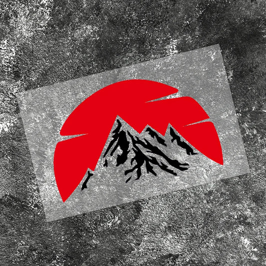 Red Sun Mountain Bus Stickers FV