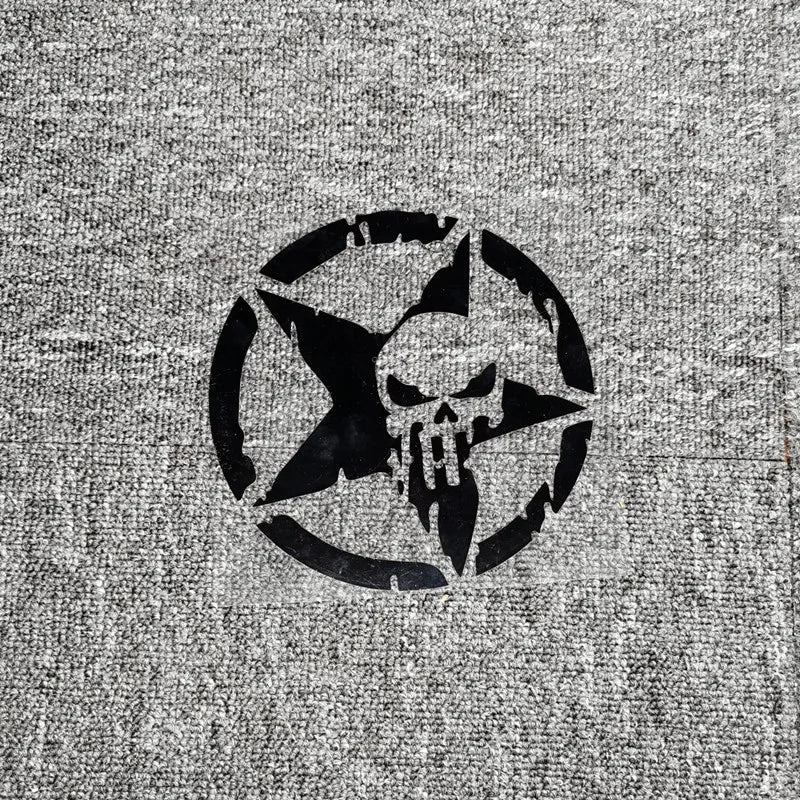 Skull Fuel Tank Stickers FM