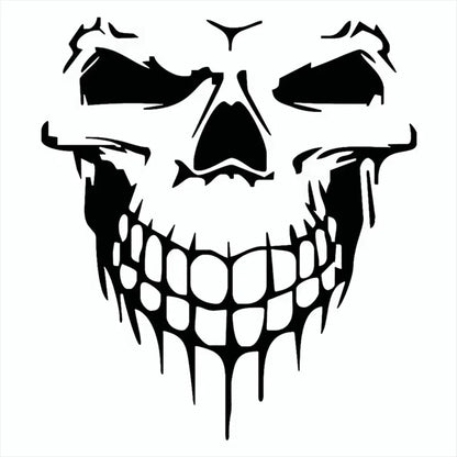 Skull Gothic Style Vinyl Decal FC