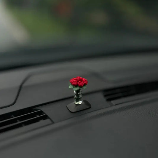 Miniature Flower Car Air Freshener Vases FC