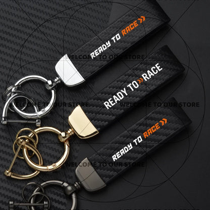 Ready To Race Carbon Keychain FM