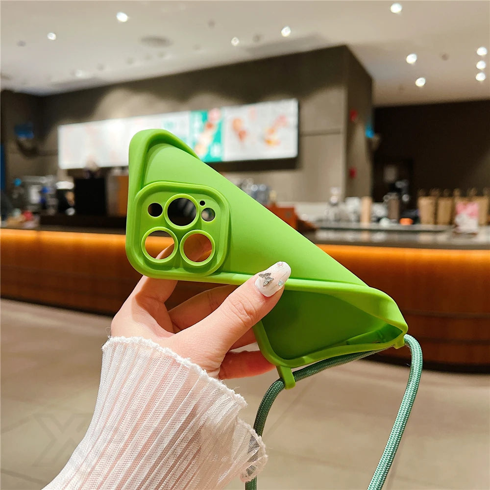 Silicone Crossbody iPhone Case FM