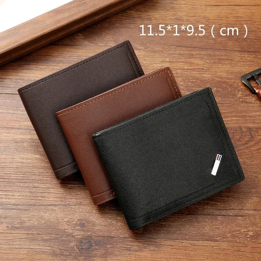 Men’s Foldable Leather Wallet FM