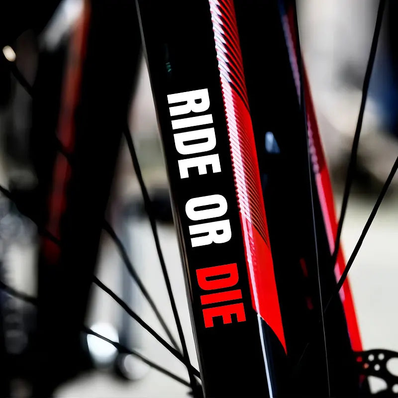 RIDE OR DIE Helmet Stickers FM