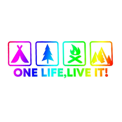 ONE LIFE LIVE IT Car Stickers FC