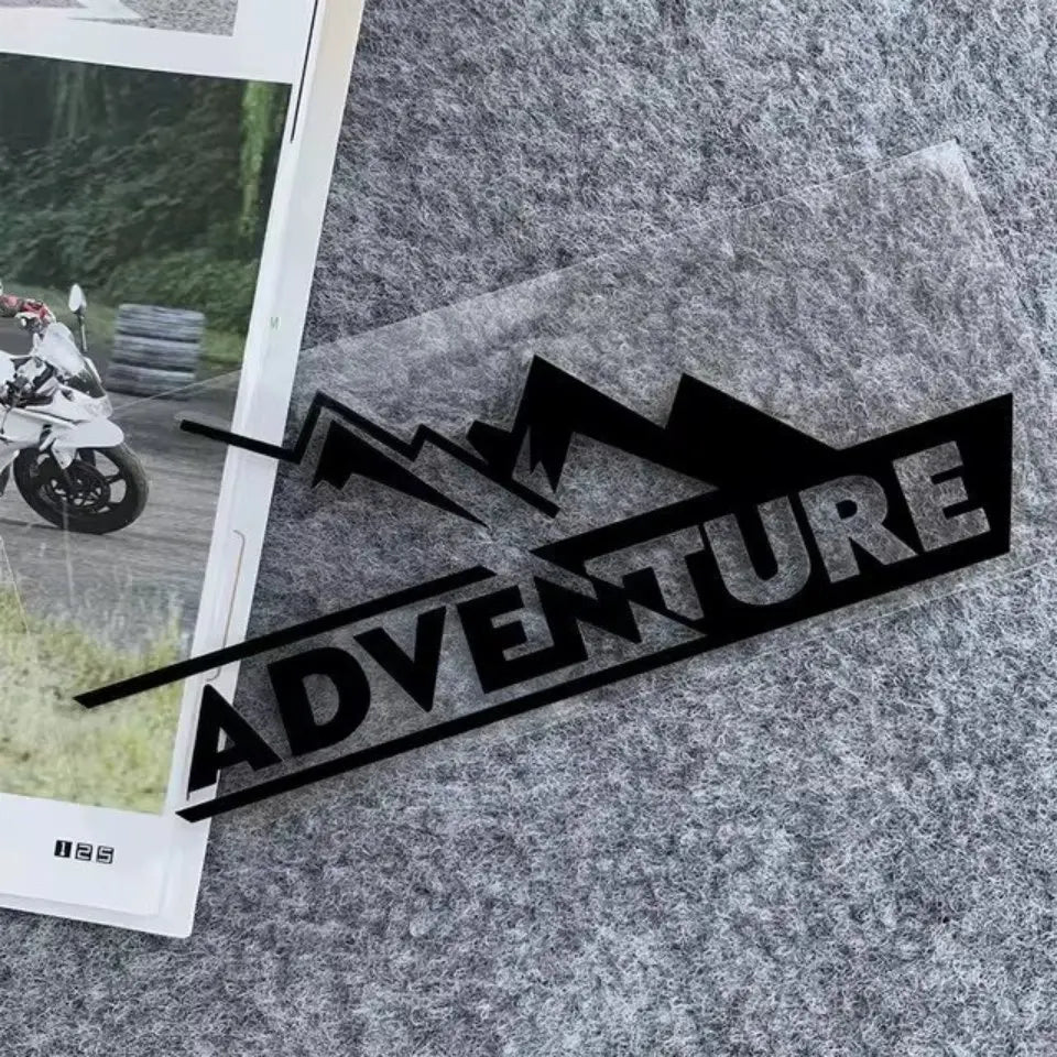 Motorcycle Adventure Sticker FM