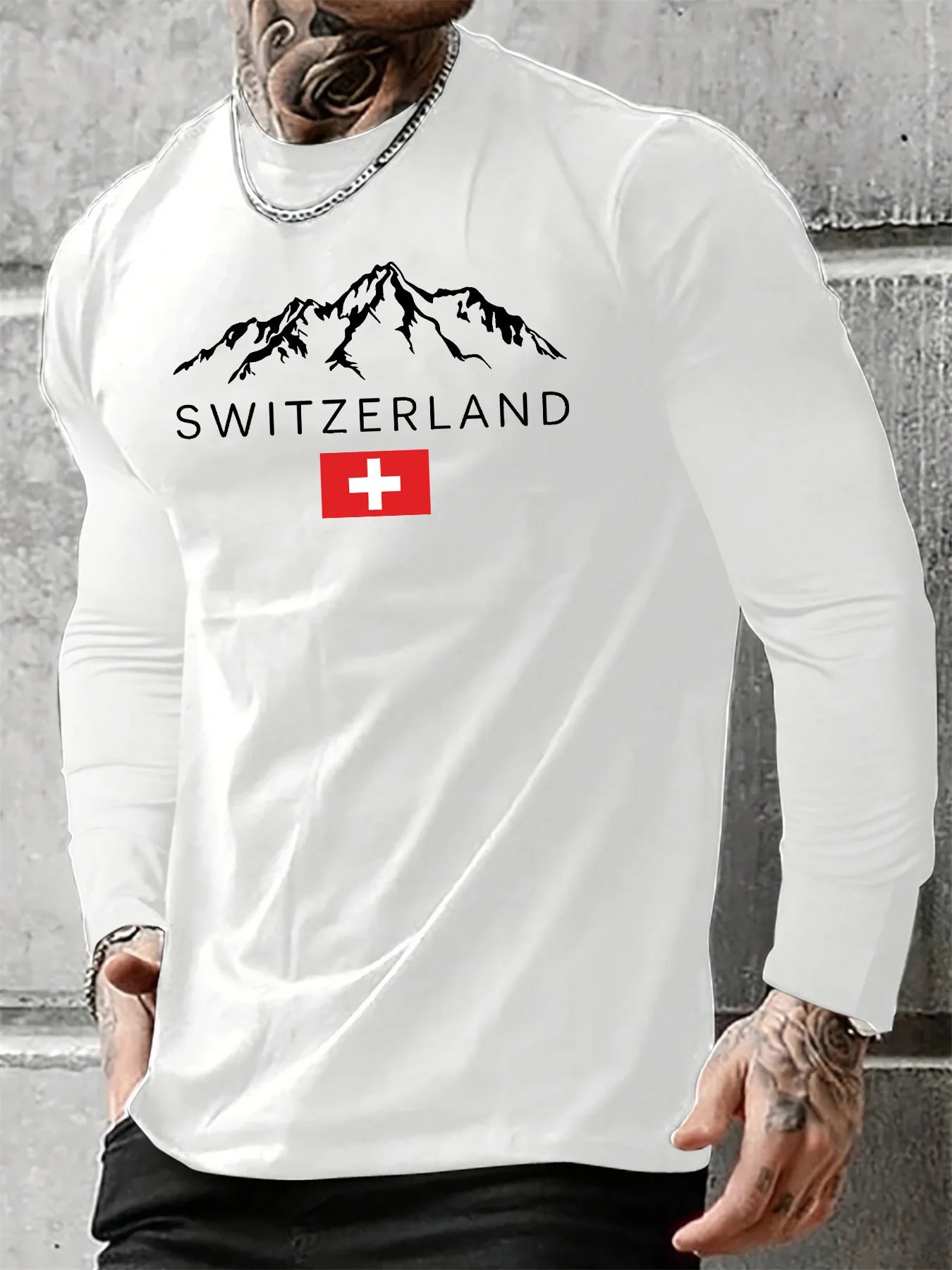 Switzerland Mountain Long Shirt FM