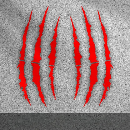 2PCS Helmet Scratch Sticker FM