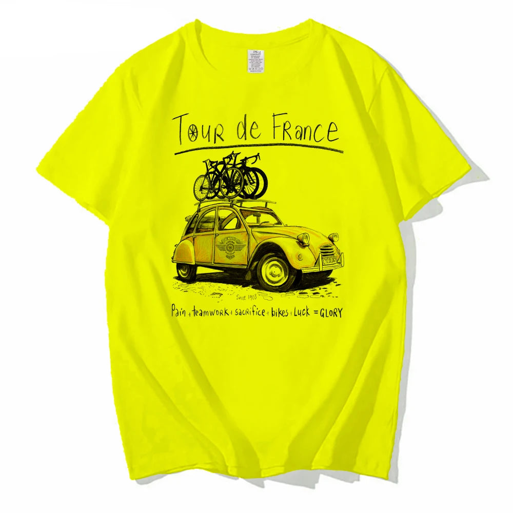 Tour De France Classic Car T-Shirt FC