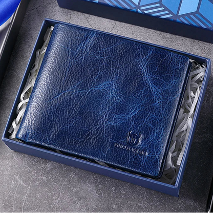 Leather Wallet RFID Function FM