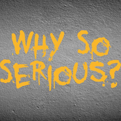 Why So Serious Stickers Motorcycle FM