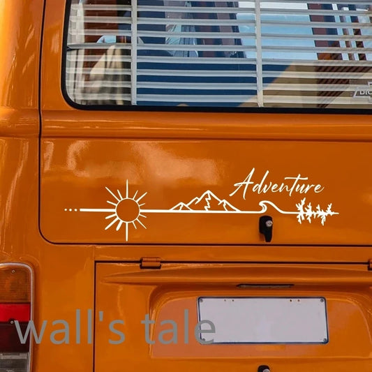 Adventure & Exploration Minimalist Line Decal MV