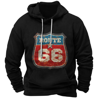 Vintage Hoodie Route 66 FM