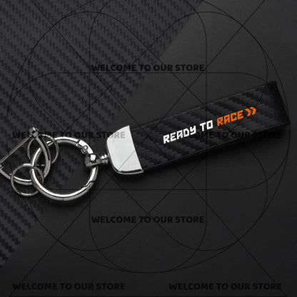 Ready To Race Carbon Keychain FM